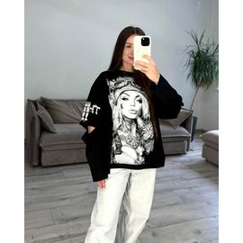 Светр жіночий 38 black р.42-48 "VLADISLAVA" недорого оптом від прямого постачальника