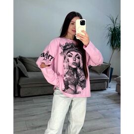 Светр жіночий 38 pink р.42-48 "VLADISLAVA" недорого оптом від прямого постачальника