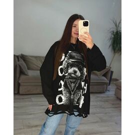 Светр жіночий 92-1 black р.42-48 "VLADISLAVA" недорого оптом від прямого постачальника