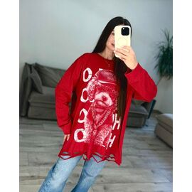 Светр жіночий 92-1 red р.42-48 "VLADISLAVA" недорого оптом від прямого постачальника