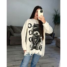 Светр жіночий 92-1 white р.42-48 "VLADISLAVA" недорого оптом від прямого постачальника