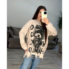 Светр жіночий 92-2 beige р.42-48 "VLADISLAVA" недорого оптом від прямого постачальника