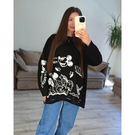 Светр жіночий 92-3 black р.42-48 "VLADISLAVA" недорого оптом від прямого постачальника
