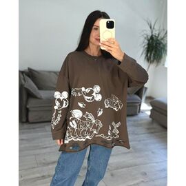 Светр жіночий 92-3 l.brown р.42-48 "VLADISLAVA" недорого оптом від прямого постачальника