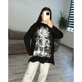 Светр жіночий 92-4 black р.42-48 "VLADISLAVA" недорого оптом від прямого постачальника
