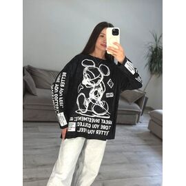 Светр жіночий 93 black р.42-48 "VLADISLAVA" недорого оптом від прямого постачальника