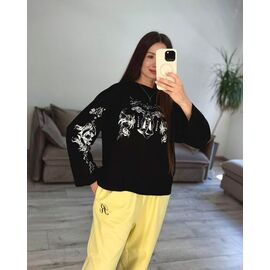 Светр жіночий 94-1 black р.42-48 "VLADISLAVA" недорого оптом від прямого постачальника