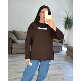 Светр жіночий 96 d.brown р.42-48 "VLADISLAVA" недорого оптом від прямого постачальника