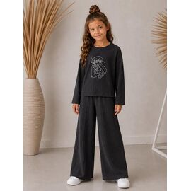 Фотография Костюм детский спортивный на девочку 937 black р.122-146 "Marimaks" недорого оптом от прямого поставщика