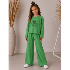 Фотография Костюм детский спортивный на девочку 937 green р.122-146 "Marimaks" недорого оптом от прямого поставщика