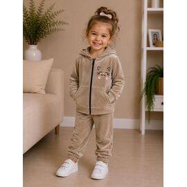 Фотография Костюм детский спортивный на девочку 1061 beige р.92-116 "Marimaks" недорого оптом от прямого поставщика