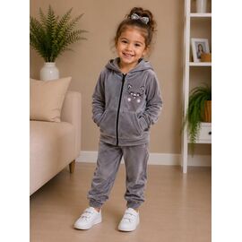 Фотография Костюм детский спортивный на девочку 1061 grey р.92-116 "Marimaks" недорого оптом от прямого поставщика
