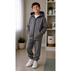Фотография Костюм детский спортивный на мальчика 1012 grey р.128-146 "Marimaks" недорого оптом от прямого поставщика