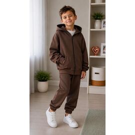 Фотография Костюм детский спортивный на мальчика 1012 brown р.128-146 "Marimaks" недорого оптом от прямого поставщика