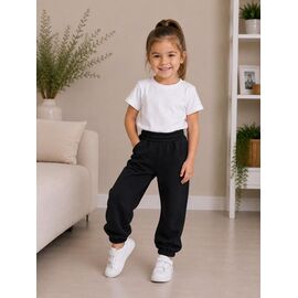 Фотография Штаны детские спортивные на девочку 555 black р.86-116 "Marimaks" недорого оптом от прямого поставщика