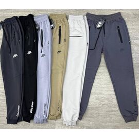Штани спортивні чоловічі 299-3 l.grey-black р.46-54 "MirWear" недорого оптом від прямого постачальника