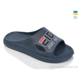 Фотография Шлепки детские летние Лето N80 синій just (6 пар р.36-41) "Lot Shoes" недорого оптом от прямого поставщика