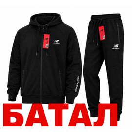 Костюм спортивний чоловічий 14835 black р.2XL-6XL "Alex Clothes" недорого оптом від прямого постачальника