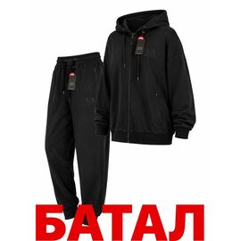 Костюм спортивний чоловічий 14836 black р.2XL-6XL "Alex Clothes" недорого оптом від прямого постачальника