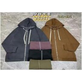 Фотография Кофта спортивная мужская 25351 d.grey р.3XL-6XL "LOOK" недорого оптом от прямого поставщика