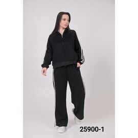 Фотография Костюм спортивный женский тёплый 25900-1 black р.44-48 "LOOK" недорого оптом от прямого поставщика