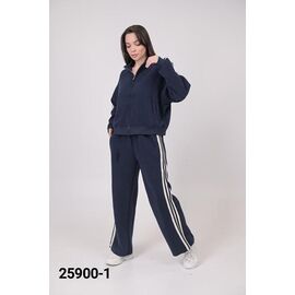 Фотография Костюм спортивный женский тёплый 25900-1 navy р.44-48 "LOOK" недорого оптом от прямого поставщика