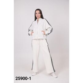 Фотография Костюм спортивный женский тёплый 25900-1 white р.44-48 "LOOK" недорого оптом от прямого поставщика