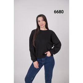Фотография Свитер женский 6680 black р.S-M "LOOK" недорого оптом от прямого поставщика