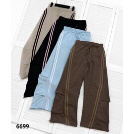 Фотография Штаны спортивные женские 6699 l.blue р.46-52 "LOOK" недорого оптом от прямого поставщика