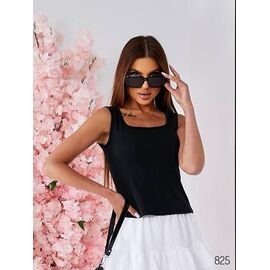 Фотография Майка женская 825 black р.42-48 "DORA" недорого оптом от прямого поставщика