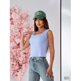 Фотография Майка женская 825 l.blue р.42-48 "DORA" недорого оптом от прямого поставщика