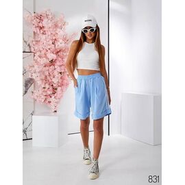 Фотография Шорты женские 831 l.blue р.44-50 "DORA" недорого оптом от прямого поставщика