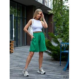 Фотография Шорты женские 831-1 green р.44-50 "DORA" недорого оптом от прямого поставщика