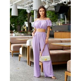 Фотография Костюм женский 837 lilac р.42-48 "DORA" недорого оптом от прямого поставщика