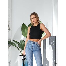 Фотография Топ женский 977 black р.42-48 "DORA" недорого оптом от прямого поставщика