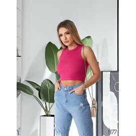 Фотография Топ женский 977 crimson р.42-48 "DORA" недорого оптом от прямого поставщика