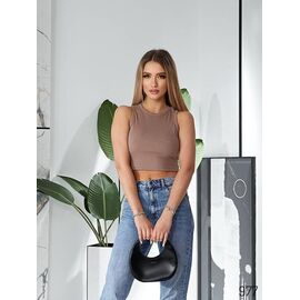 Фотография Топ женский 977 d.beige р.42-48 "DORA" недорого оптом от прямого поставщика