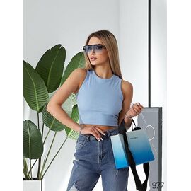 Фотография Топ женский 977 l.blue р.42-48 "DORA" недорого оптом от прямого поставщика