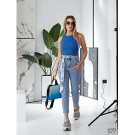 Фотография Топ женский 977-1 blue р.42-48 "DORA" недорого оптом от прямого поставщика