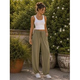 Фотография Штаны спортивные женские 605 khaki р.42-56 "DORA" недорого оптом от прямого поставщика