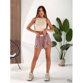 Фотография Шорты женские 754 beige р.42-48 "DORA" недорого оптом от прямого поставщика