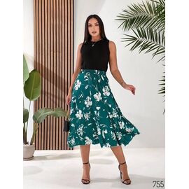 Фотография Юбка женская 755 green р.48-54 "DORA" недорого оптом от прямого поставщика