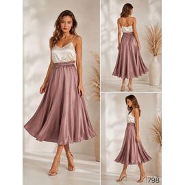 Фотография Юбка женская 798 beige р.42-48 "DORA" недорого оптом от прямого поставщика