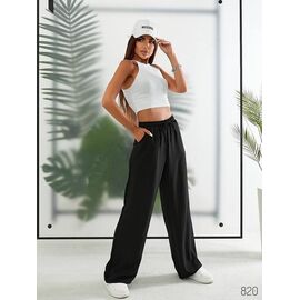 Фотография Штаны женские 820 black р.42-56 "DORA" недорого оптом от прямого поставщика