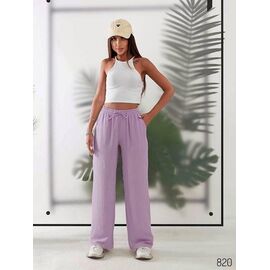 Фотография Штаны женские 820 lilac р.42-56 "DORA" недорого оптом от прямого поставщика
