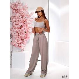 Фотография Штаны женские 836 beige р.42-56 "DORA" недорого оптом от прямого поставщика