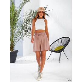 Фотография Шорты женские 845 d.beige р.42-56 "DORA" недорого оптом от прямого поставщика