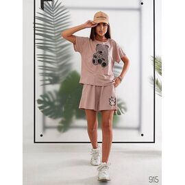Фотография Костюм женский 915 beige р.38-48 "DORA" недорого оптом от прямого поставщика