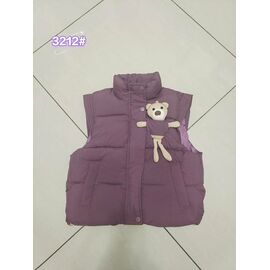 Фотография Жилетка детская на девочку 3212 violet р.100-140 "Flong" недорого оптом от прямого поставщика
