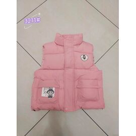 Фотография Жилетка детская на девочку 3211 pink р.100-140 "Flong" недорого оптом от прямого поставщика